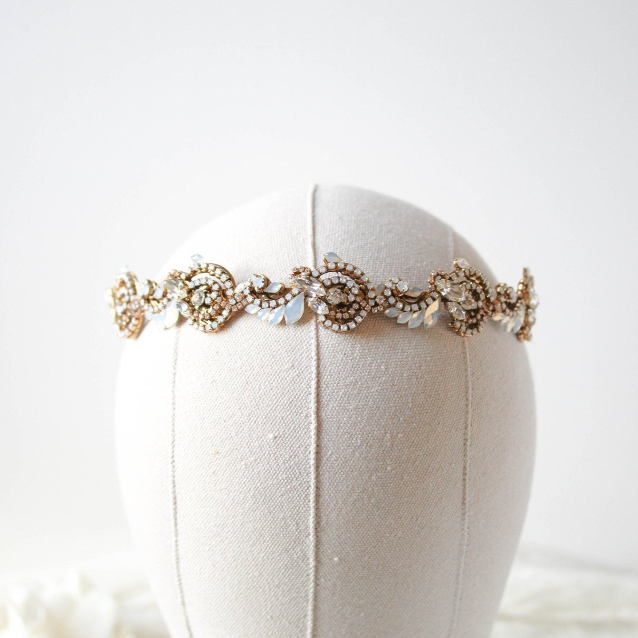 Bridal headbands and halos - Treasures by Agnes