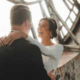 Silver simulated diamond necklace and earrings - CLARISSA - Treasures by Agnes