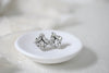 Small crystal stud bridal earrings - MILEY - Treasures by Agnes