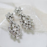 Crystal cluster Bridal earrings - ELLA - Treasures by Agnes