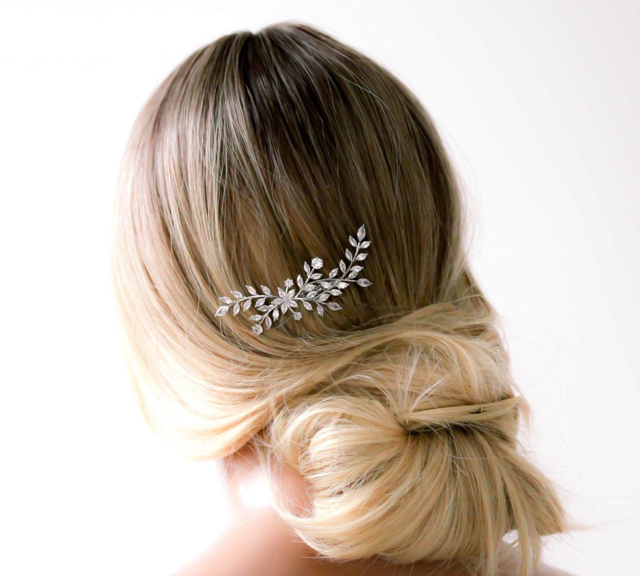Crystal Wedding hair comb - LANA - Treasures by Agnes