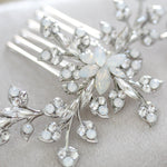 Floral Bridal hair comb - TERESA - Treasures by Agnes