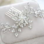 Floral Bridal hair comb - TERESA - Treasures by Agnes