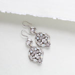Modern Vintage crystal Bridal Chandelier earrings - MADELINE - Treasures by Agnes