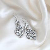 Modern Vintage crystal Bridal Chandelier earrings - MADELINE - Treasures by Agnes
