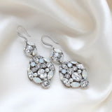 Modern Vintage crystal Bridal Chandelier earrings - MADELINE - Treasures by Agnes