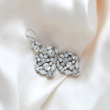 Modern Vintage crystal Bridal Chandelier earrings - MADELINE - Treasures by Agnes
