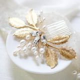 Three piece crystal bridal hair comb set -DAWN - Treasures by Agnes