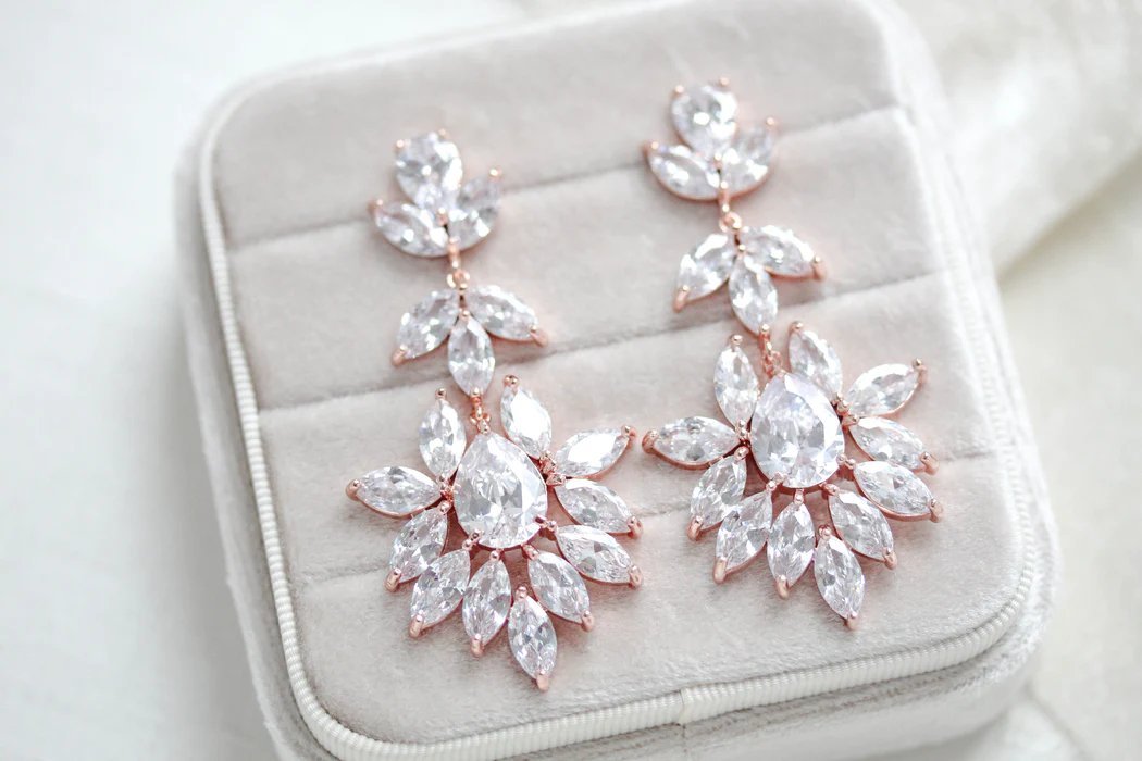Bridal earrings - Treasures by Agnes
