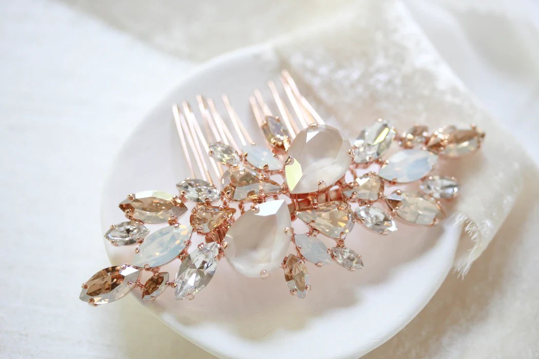 Bridal hair combs / hair vines - Treasures by Agnes
