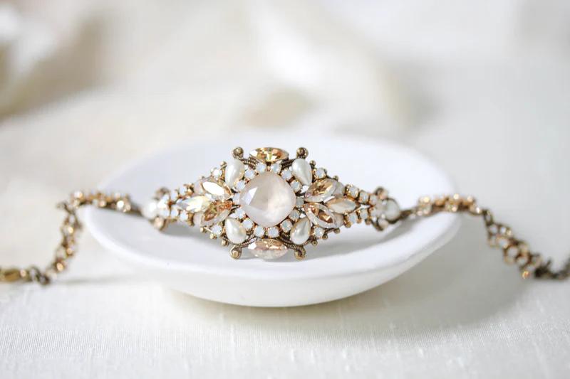 Crystal Bridal bracelets - Treasures by Agnes