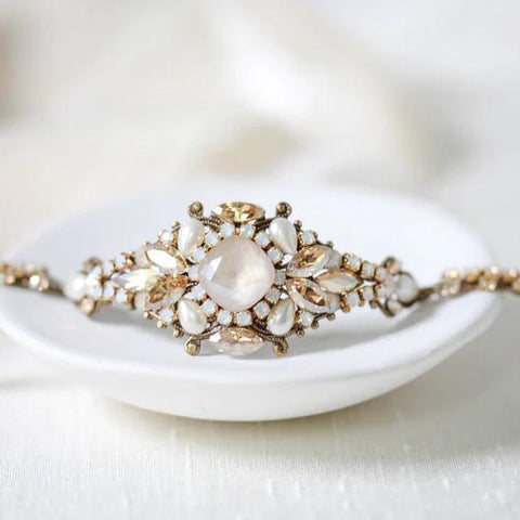 Crystal Bridal bracelets - Treasures by Agnes