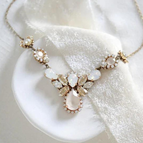 Crystal Bridal necklaces - Treasures by Agnes