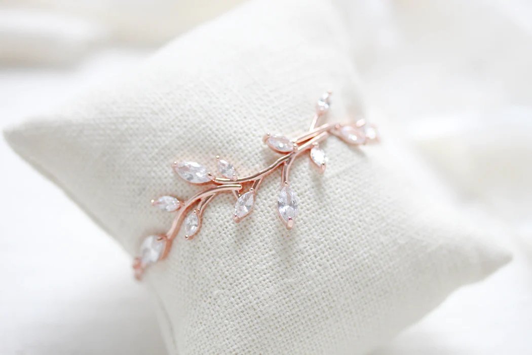 Cubic Zirconia Bridal bracelets - Treasures by Agnes