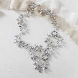 Abigail Swarovski White Opal Bridal Hair Vine - Treasures by Agnes
