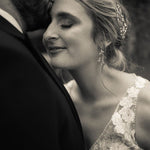 Aprille CZ & White Opal Bridal Earrings - Treasures by Agnes