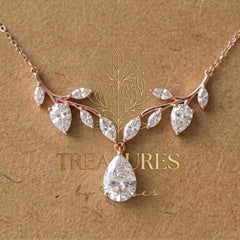 Aprille Gold Bridal Necklace - Treasures by Agnes