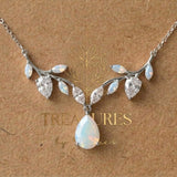 Aprille Gold Bridal Necklace - Treasures by Agnes