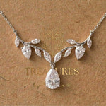 Aprille Gold Bridal Necklace - Treasures by Agnes