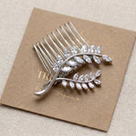Aprille Gold Leaf Bridal Hair Comb - Treasures by Agnes
