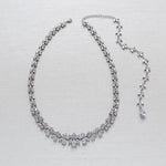 Aubree Bridal Necklace with Backdrop - Treasures by Agnes