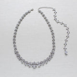 Aubree Bridal Necklace with Backdrop - Treasures by Agnes