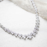 Aubree Bridal Necklace with Backdrop - Treasures by Agnes