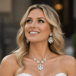 Bella Swarovski Crystal & Pearl Bridal Earrings - Treasures by Agnes