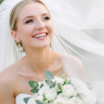 Blakely Earrings – Antique Gold with Opal & Golden Crystals - Treasures by Agnes