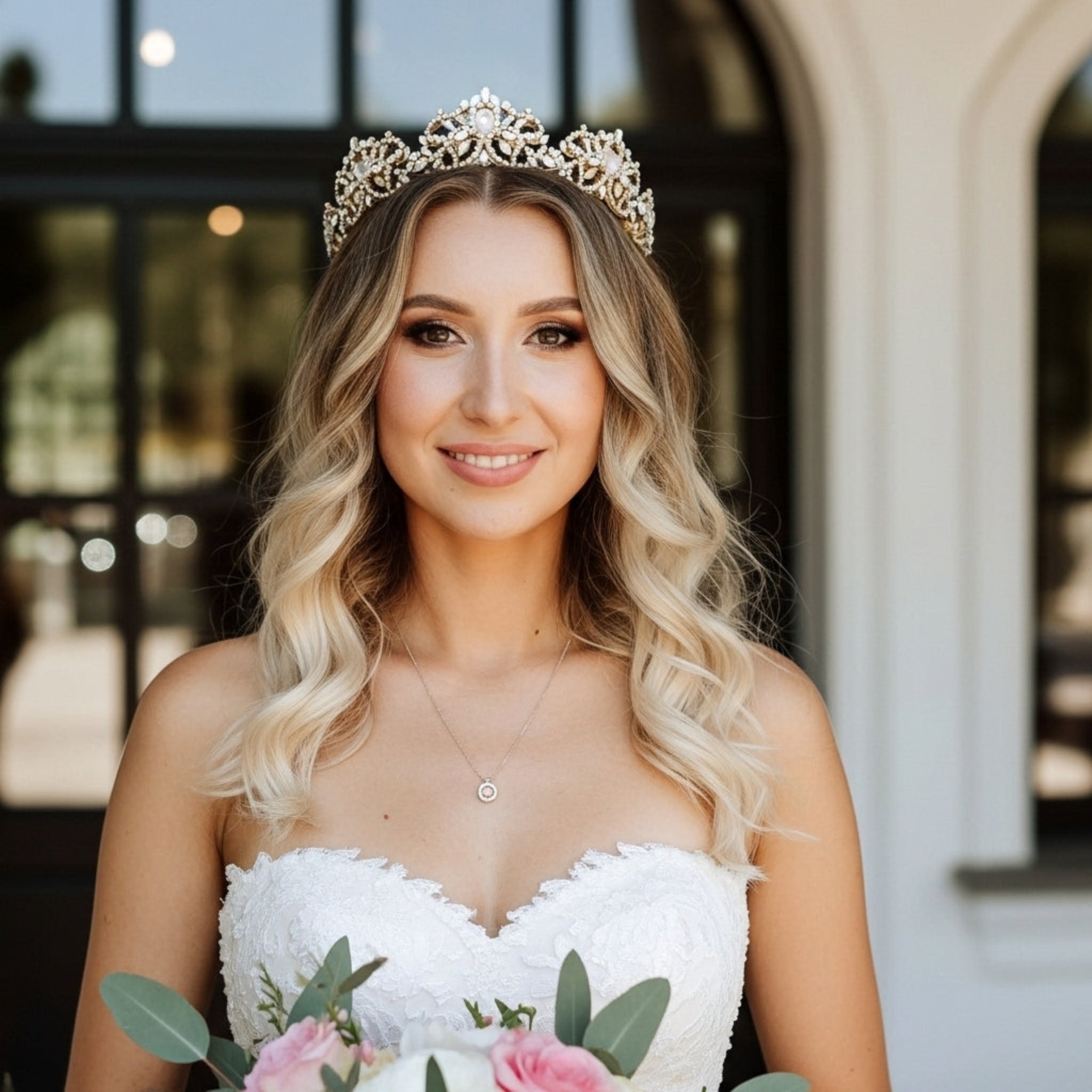 Celeste Tiara – Antique Gold - Treasures by Agnes