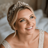 Chandra Bridal Tiara in Antique Gold - Treasures by Agnes