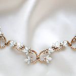 Cleo Antique Gold Bridal Hair Vine - Treasures by Agnes