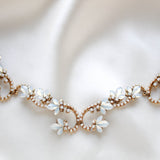 Cleo Antique Gold Bridal Hair Vine - Treasures by Agnes