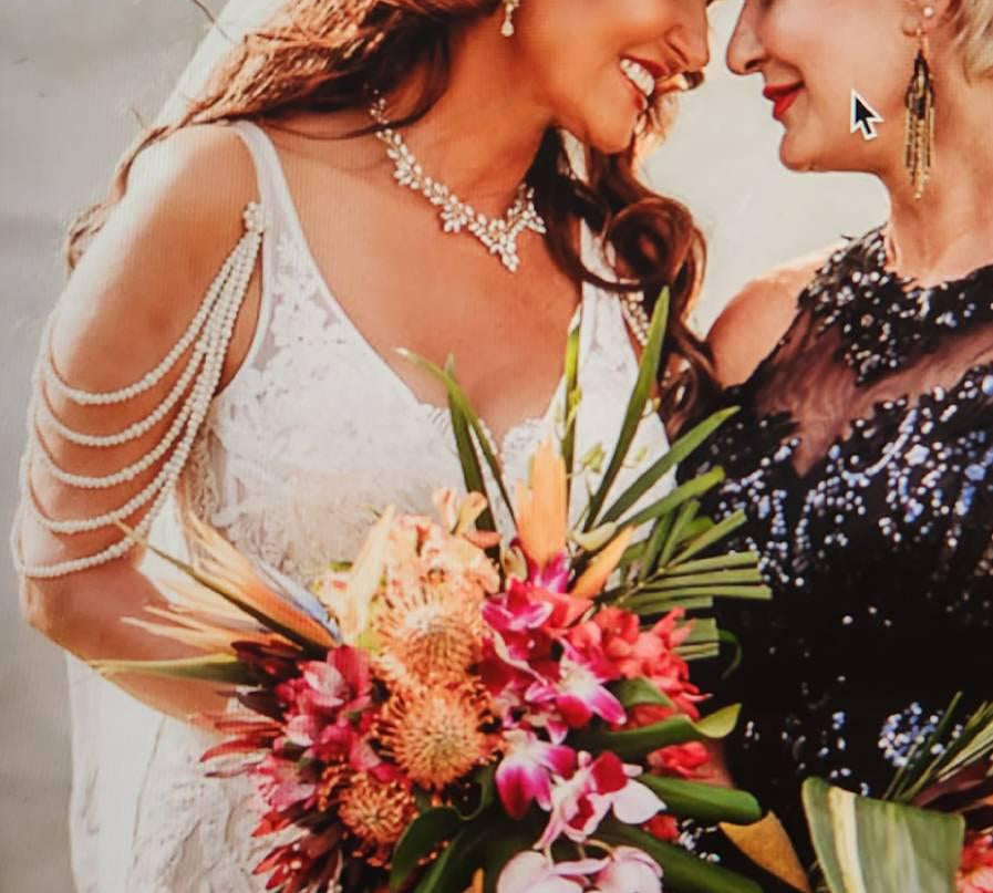 Crystal vine Bridal necklace - Fiona - Treasures by Agnes