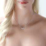 Delicate gold filled cubic zirconia necklace - LISETTE - Treasures by Agnes