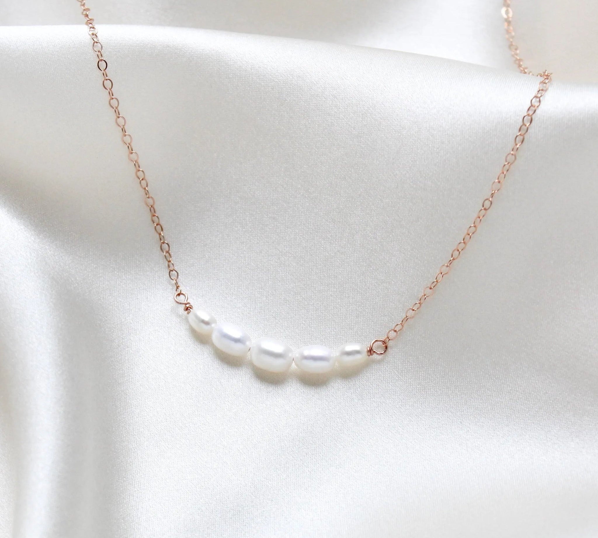 Demi Bridal Pearl Necklace - Treasures by Agnes