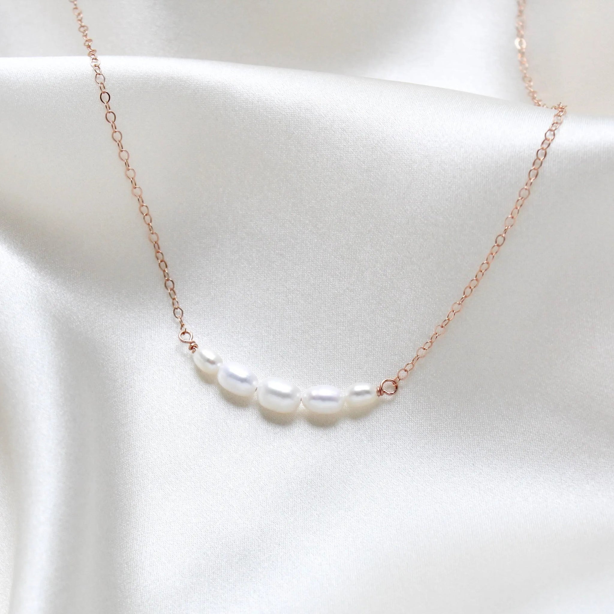 Demi Bridal Pearl Necklace - Treasures by Agnes