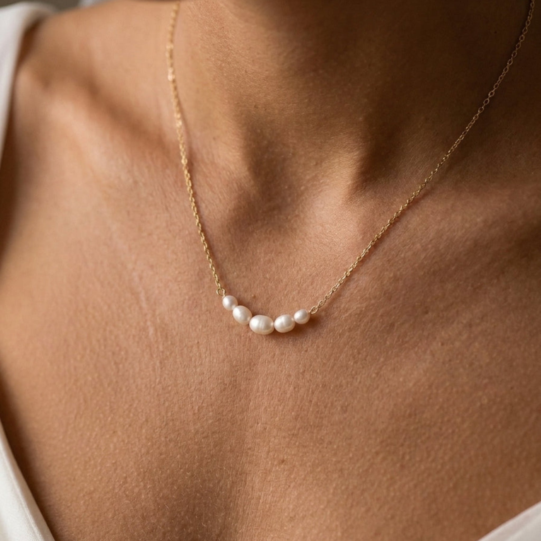 Demi Bridal Pearl Necklace - Treasures by Agnes