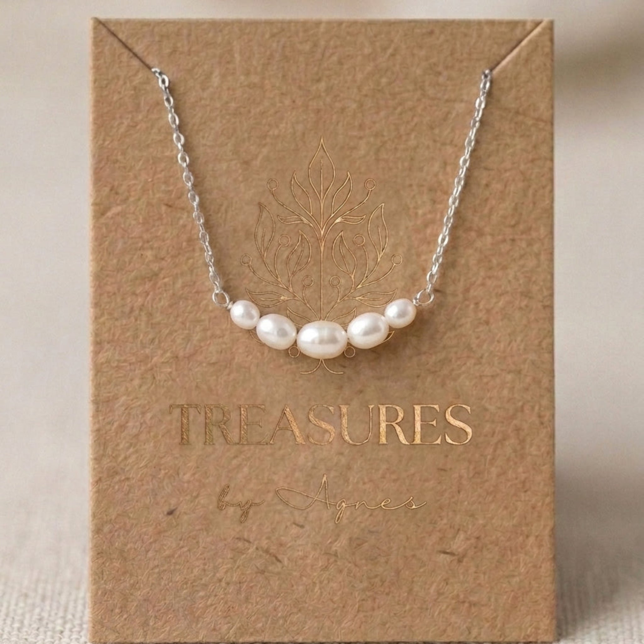 Demi Bridal Pearl Necklace - Treasures by Agnes