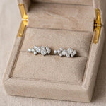 Frankie CZ Ear Climber Bridal Earrings - Treasures by Agnes