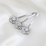 Gold Cubic Zirconia Bridal Hair Pins - Treasures by Agnes