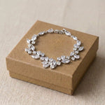 Jamie Rose Gold CZ Bridal Bracelet - Treasures by Agnes