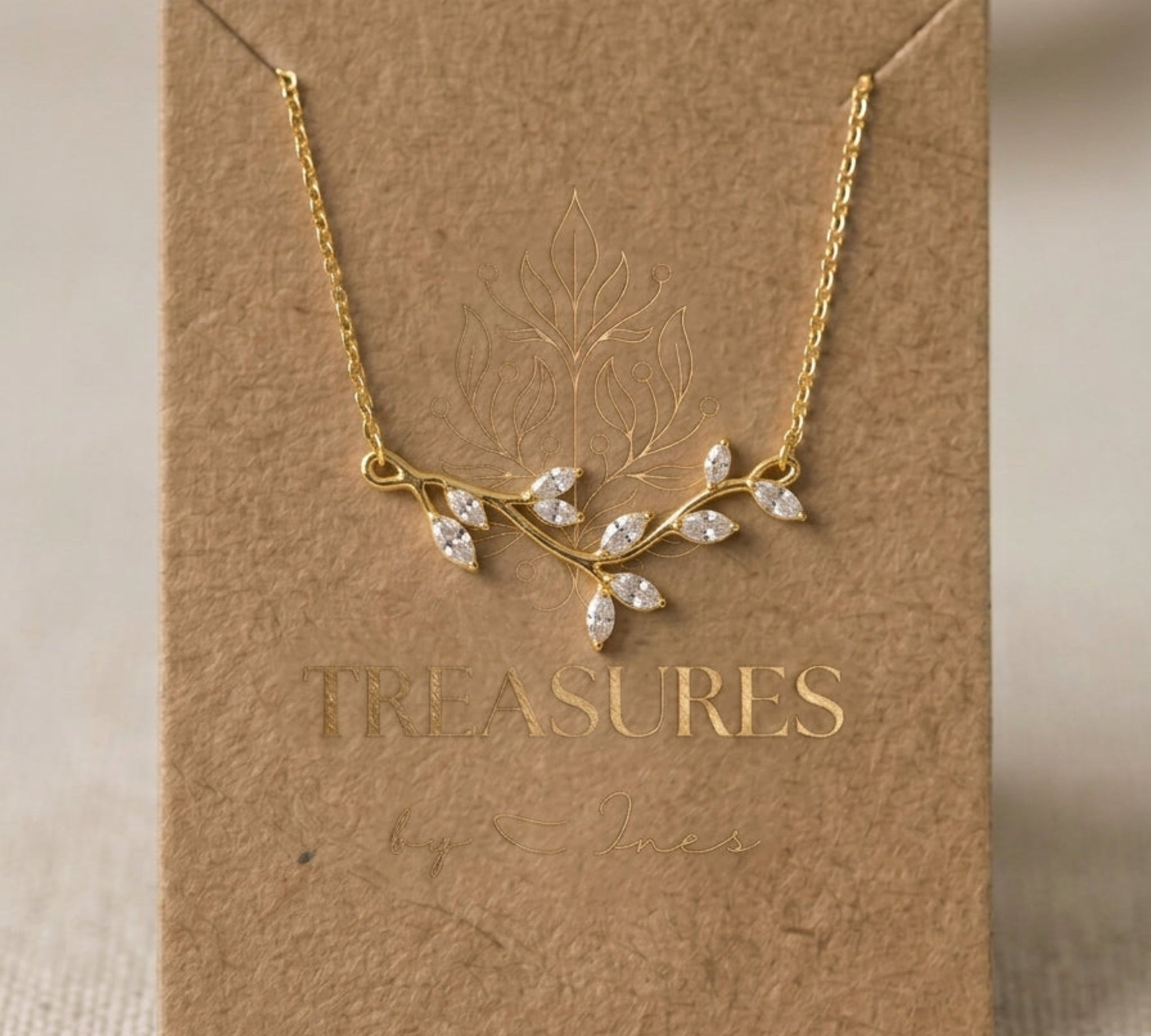 Joy Dainty Rose Gold Swarovski Crystal Bridal Necklace - Treasures by Agnes
