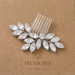 Juliette Swarovski Crystal Bridal Hair Comb - Treasures by Agnes