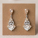 Kennedy Swarovski Crystal Bridal Earrings - Treasures by Agnes