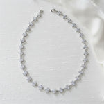 Lauren Bridal CZ Leaf Necklace - Treasures by Agnes