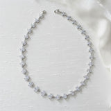 Lauren Bridal CZ Leaf Necklace - Treasures by Agnes
