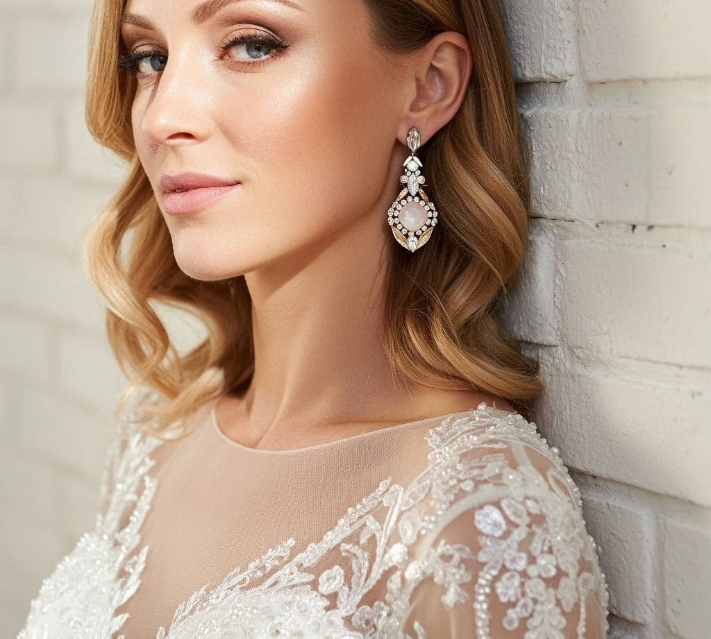 Leland Bridal Earrings - Treasures by Agnes
