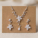 Lily Rose Gold CZ Bridal Jewelry Set - Treasures by Agnes