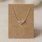 Lisette Dainty Gold Bridal Necklace - Treasures by Agnes